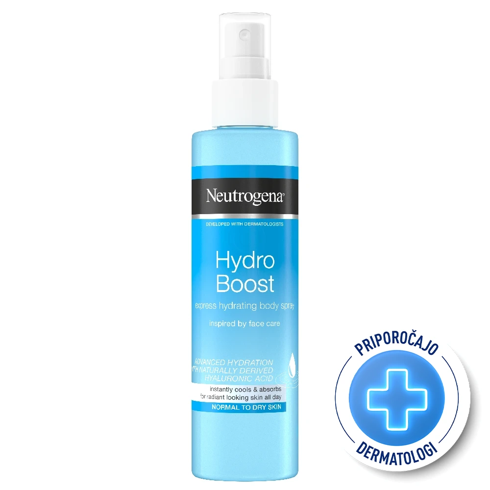 Neutrogena Hydro Boost, vlažilno pršilo za telo (200 ml)